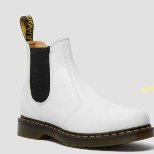 White Dr. Marten Chelsea Boot